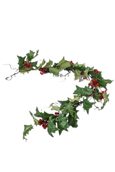 Holly Berry Garland, 150cm