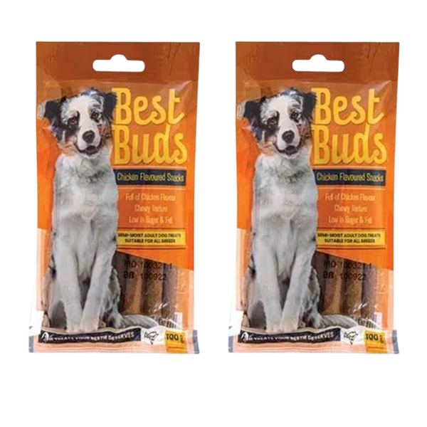 Chicken Flavoured Snacks - Dog Treats 100g x 2 Pack