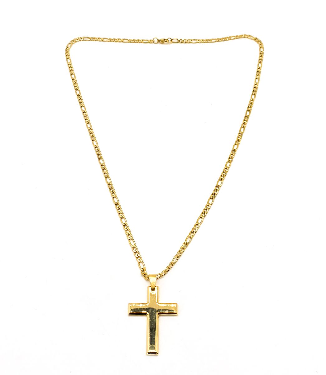 Fabulae Men's Gold Cross Chain, Callie | Buy Online in South Africa ...