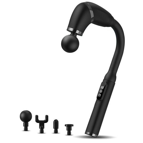 Massage Gun Deep Tissue with Upgraded Extension Handle for Pain Relief