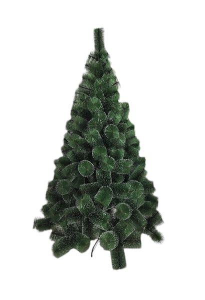 YG-4, 180cm 203-Tips Classic PVC Pine Needle Christmas Tree with Stand.