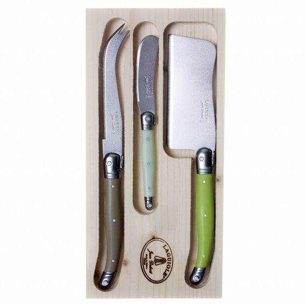 Laguiole by Jean Dubost 3 Piece Cheese Set Robinson Mix