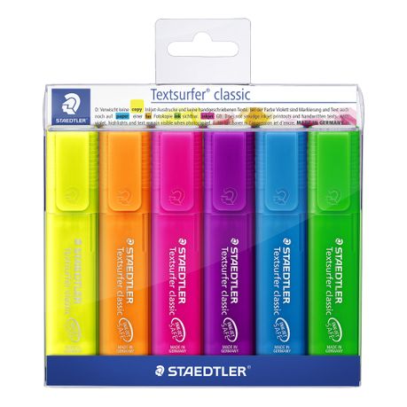 Staedtler Textsurfer Highlighters Wallet of 6 Image