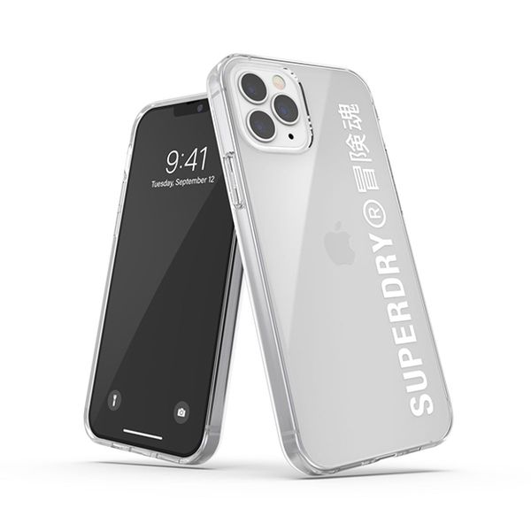 Superdry Snap Case For iPhone 12 &amp; iPhone 12 PRO - Clear