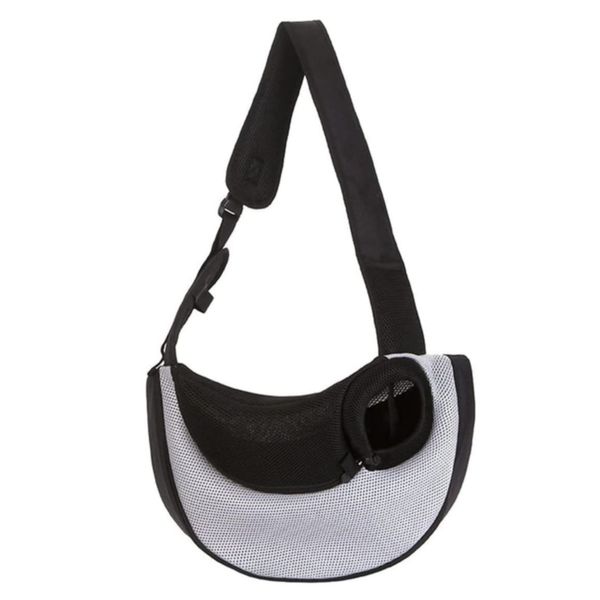 Pet Sling Carrier Mesh Puppy Dog Crossbody Bag For Outdoor Travel