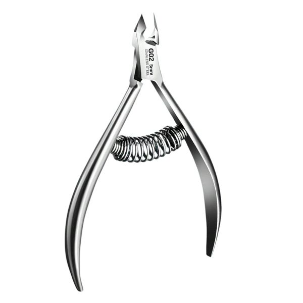 Professional Stainless Steel Cuticle Cutter - Silver