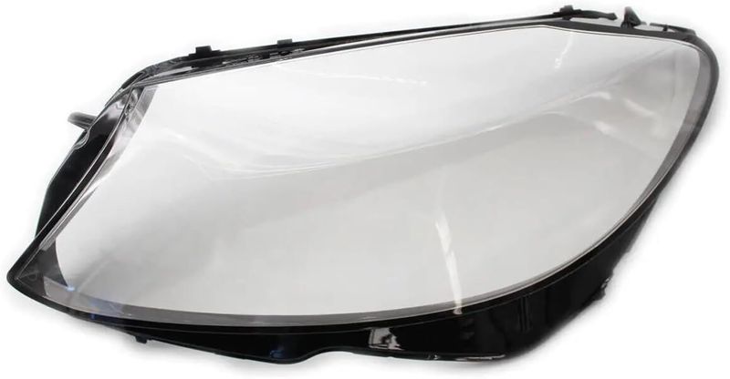 Headlight Lens (Right) Compatible with Mercedes C Class W204 2011-2014