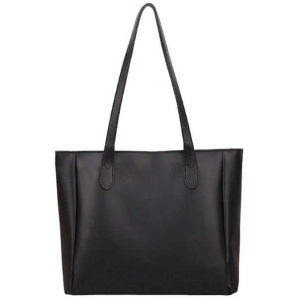 Tote Bag with Contrasting Handles - Beige