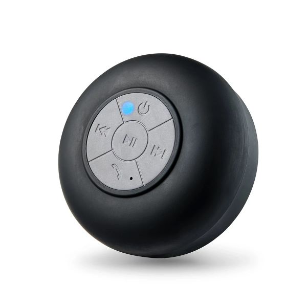 Portable Waterproof Bluetooth shower speaker IPX4 Bluetooth V2.1 Black