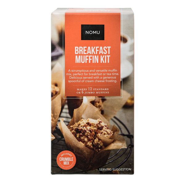 NOMU Breakfast Muffin Baking Kit 540g