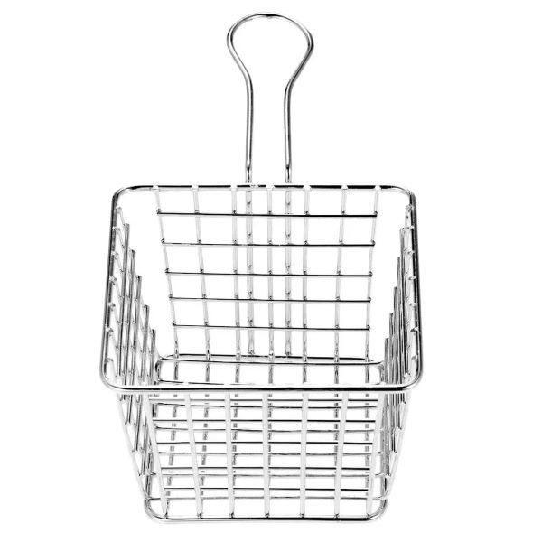 Kitchen French Fry Basket Holder With Handle