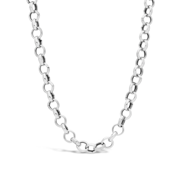 Broadway Jewellers - 925 Sterling Silver - Belcher Link Chain - 45cm
