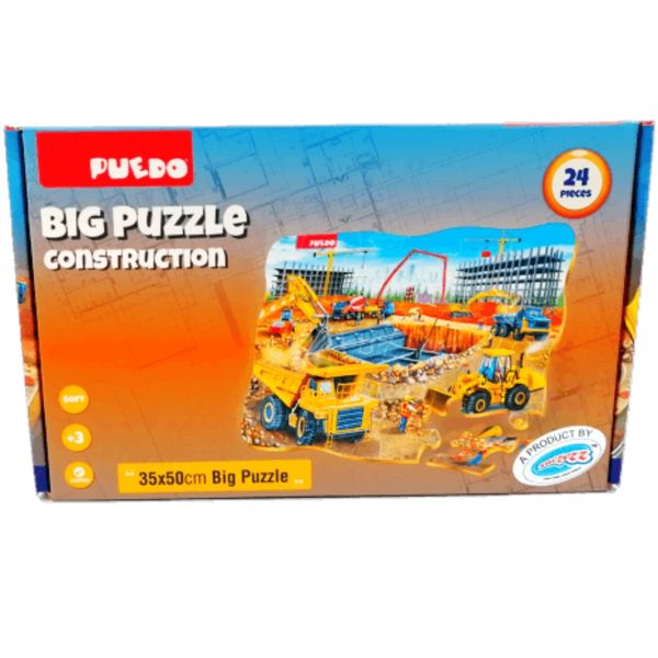 Puedo - 24 Pce Big Puzzle Construction