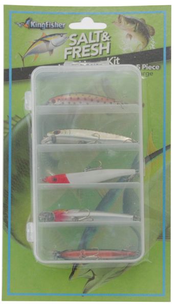 Hard 5 Piece Fishing Lure Set Small