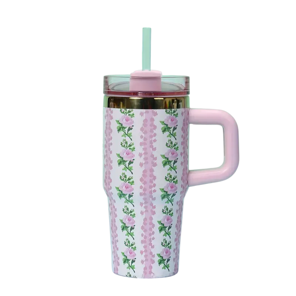 Kids 600ml Mini Tumbler Kings Princess-Style Insulated Water Bottle
