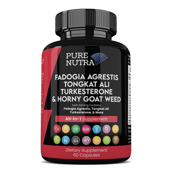 Fadogia Agrestis + Tongkat Ali + Turkesterone &amp; Horny Goat Weed Capsules