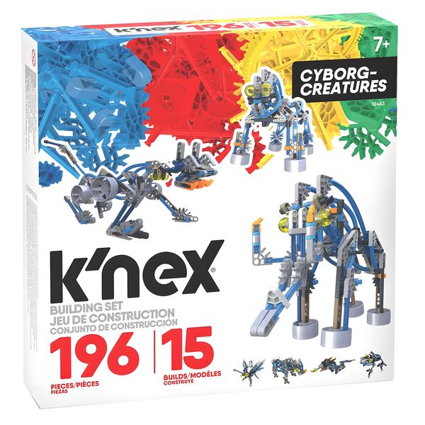 Knex - Cyborg Creatures Building Set - 196 Pieces/15 Builds