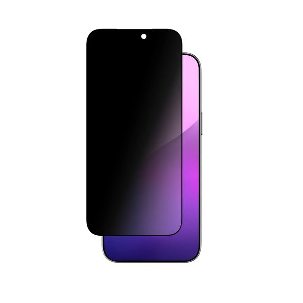 Anti Spy Privacy Glass Screen Protector Compatible with iPhone 17 Pro