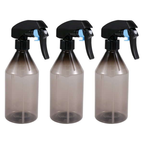 Plastic Spray Bottles For Cleaning 10Oz With Black Trigger 3Pack