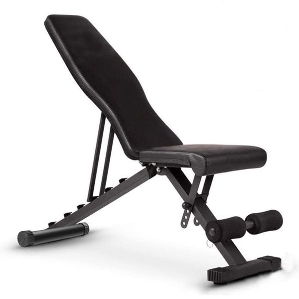 Training Dumbbell Bench Foldable Adjustable Weight Multi-Function Fitness