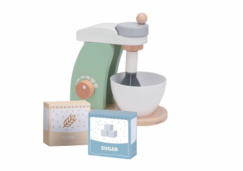 Wooden Play Blender / Kitchen Mixer Set - 4 Pieces
