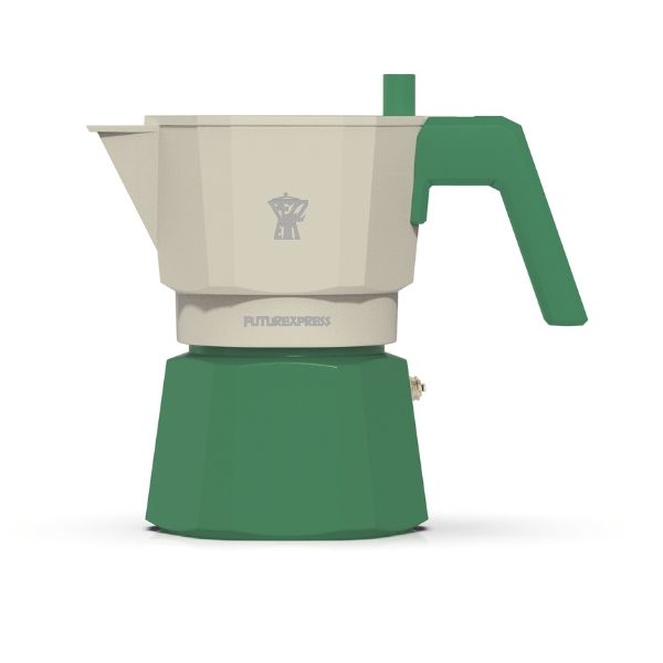 Pezzetti Future Express 6 Cup Stove Top Coffee Maker - Green