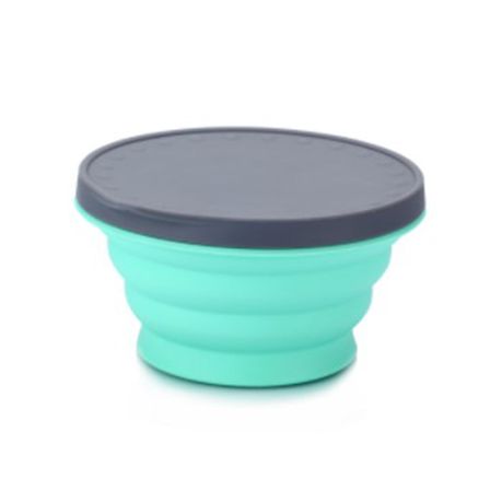 720 ML Collapsible Travel Bowl Silicone Pet Bowl with Lid Camping