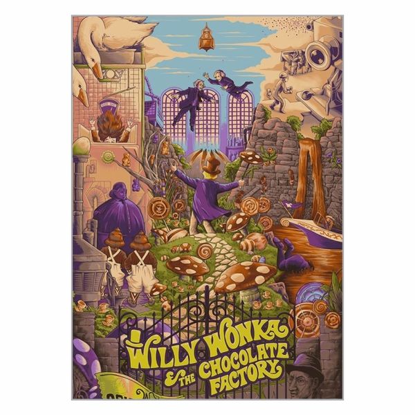 Willy Wonka Charlie And The Chocolate Factory Poster - A1
