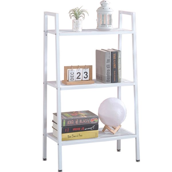 Storage Rack Book Shelf Organizer Metal Display Stand 3 Tier