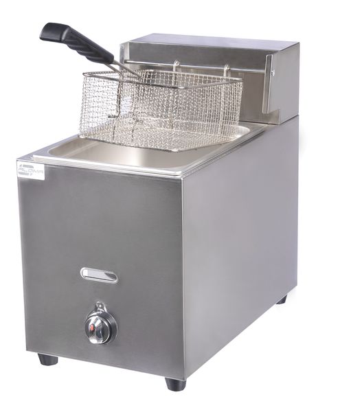 - Single Gas Deep Fryer - 6L - Silver
