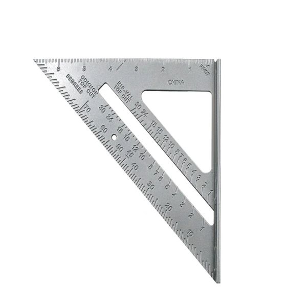 7-inch British 90 degree aluminum alloy woodworking measuring square ruler