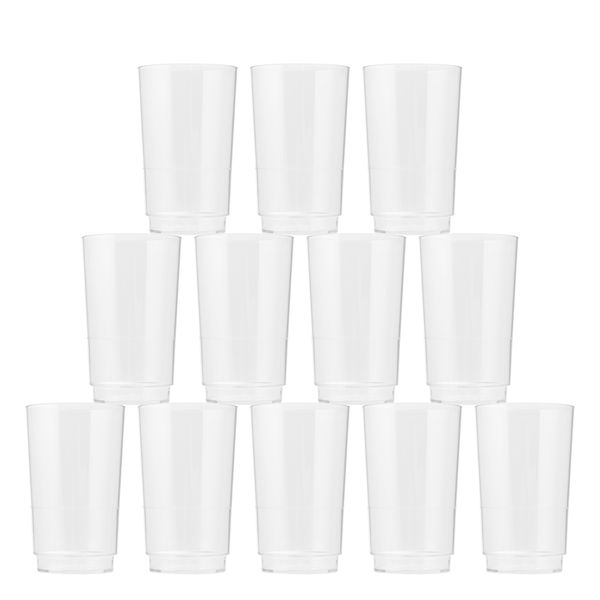 Clear Plastic Tumblers - 350ml - 12 Pack