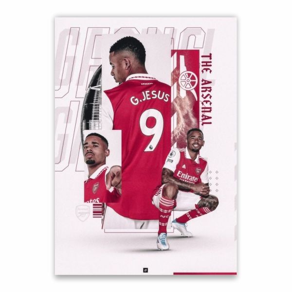 Gabriel Jesus The Arsenal Poster - A1