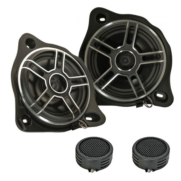 Nakamichi 8" Dual Under Seat 720w Subwoofers for Mercedes &amp; Evo Tweeters