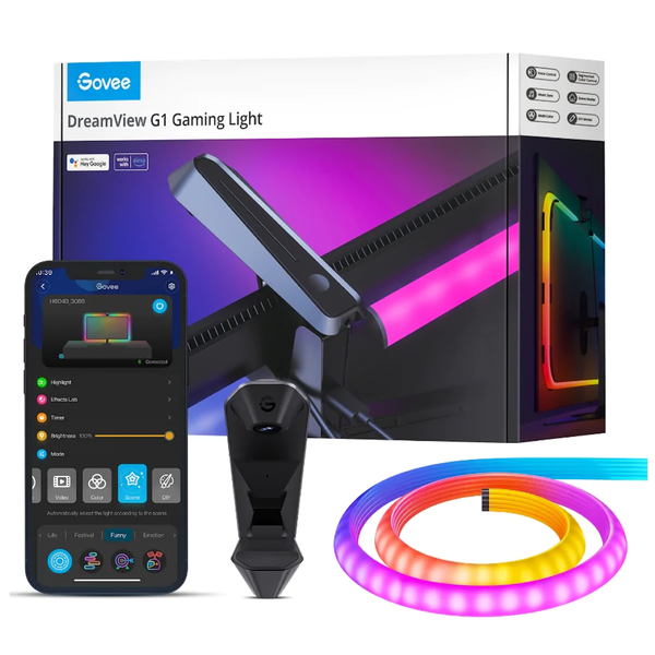 Govee DreamView G1 Gaming Light (24~29inch) - Smart LED Monitor Backlight