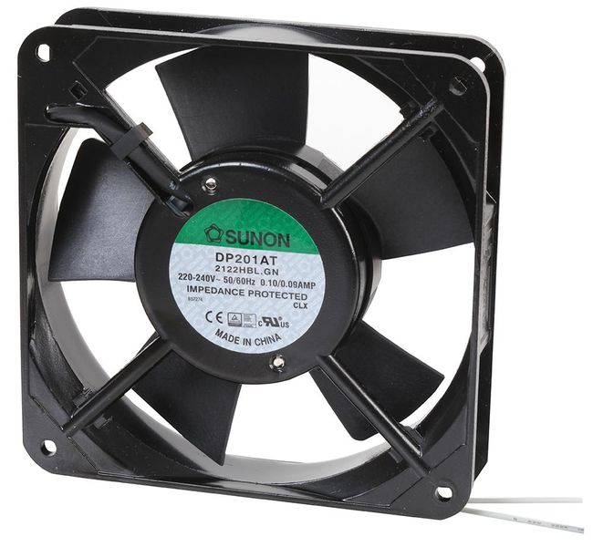 Sunon (DP201AT/2122HBL.GN) AC Axial Fan, 220V to 240V, Square