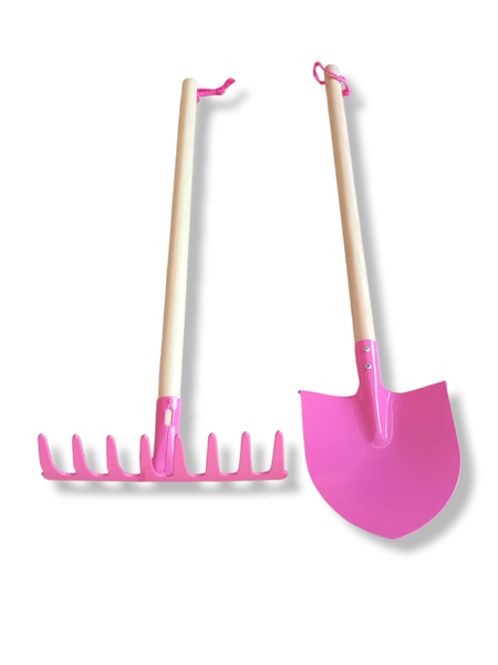 Garden Monsters Kids Garden Shovel and Rake Set