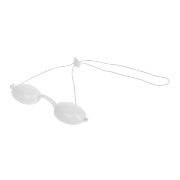 Protective Eye Goggles for LED Light Therapy (White)