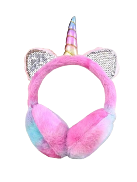Unicorn Earmuffs Winter Plush Earmuffs Warm