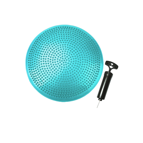 ARFAST - 33cm Inflatable Round Yoga Balance Pad Cushion with Hand Pump Image