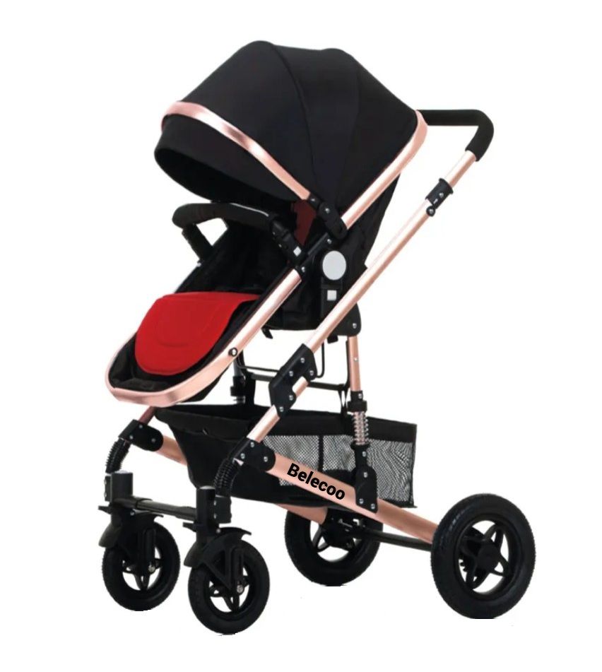 A530 2in1 Luxury Baby Pram/Stroller-Black