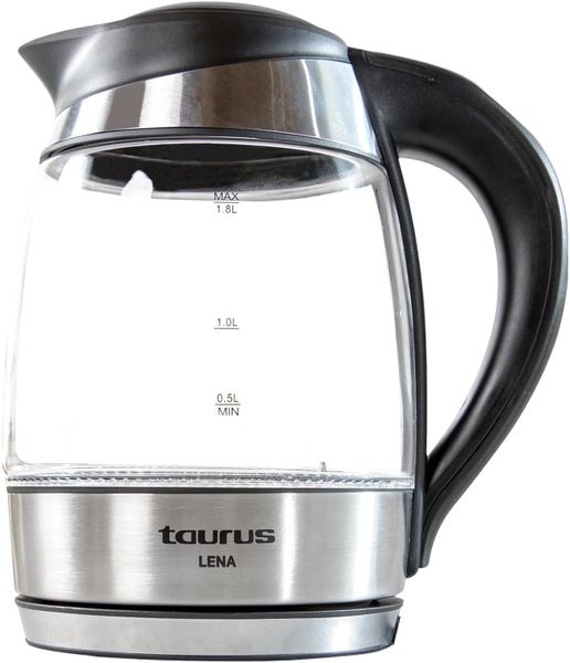 Kettle Digital 360 Degree Cordless Glass Black 1.8L 2200W "Lena