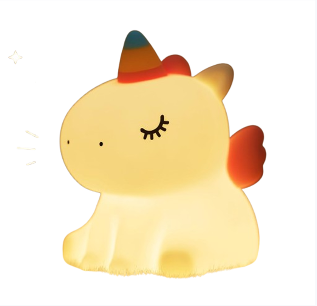 Silicone Dimmable Unicorn Night Light Rechargeable for Bedroom