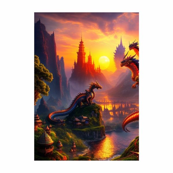 Dragon Fantasy Set 03 - A1 Poster
