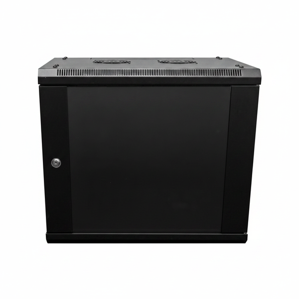 Netix 9U 600mm Fixed Wall Mount Server Cabinet - 60kg Capacity