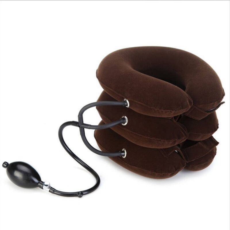 Cervical Neck Traction Device - Inflatable Neck Stretcher Pillow