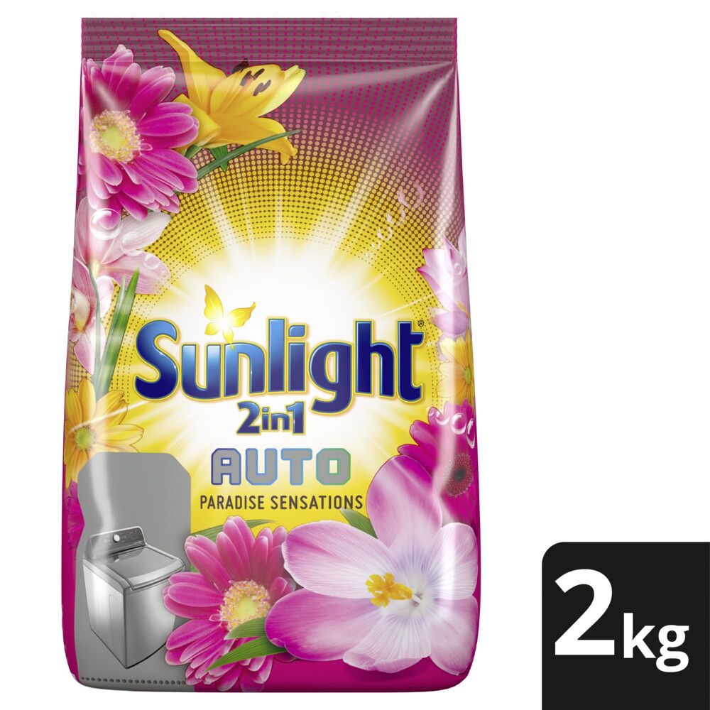 Sunlight Tropical Sensations 2in1 Auto Washing Powder Detergent 2kg