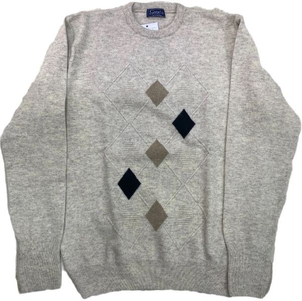 Grant - ST52231 Aaron Mens Oat Wool Jersey