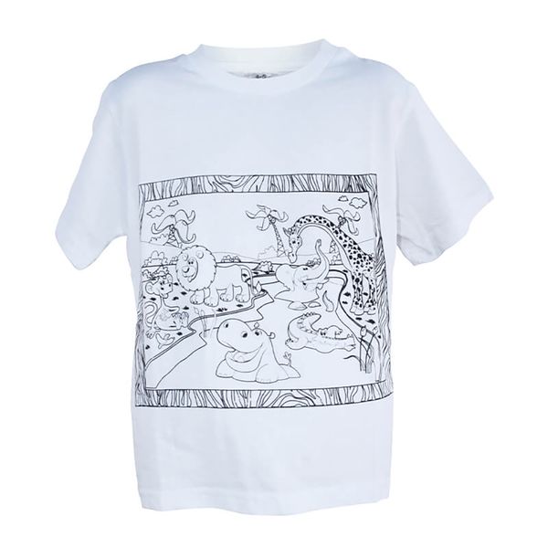 Kool Africa - Colour my Africa - Animal Scene - Colour your own T-Shirt
