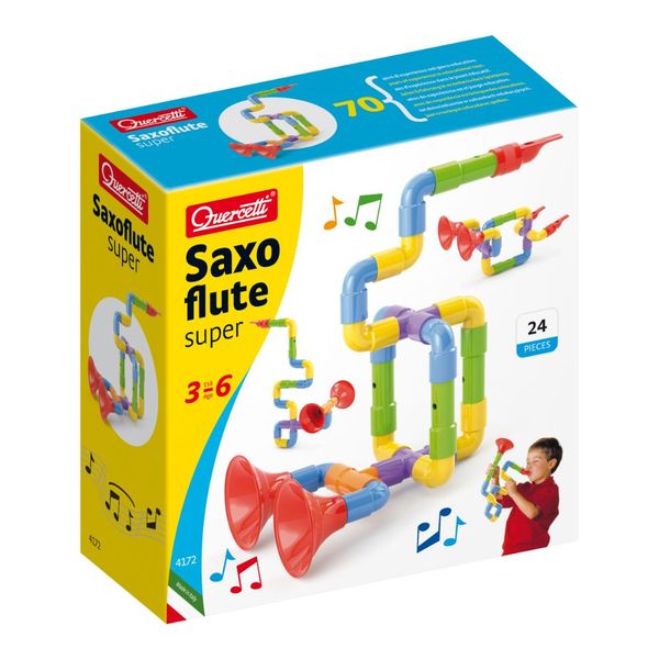 Quercetti Saxoflute Super Musical Construction Activity Set